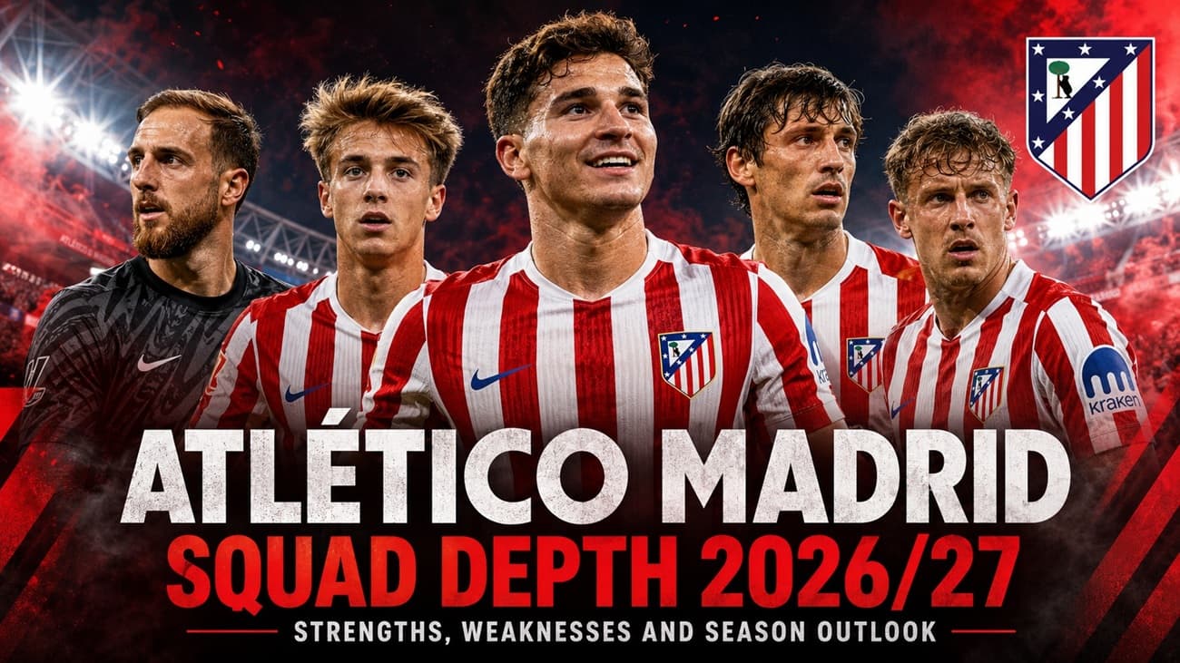 Atlético Madrid Squad Depth 2026-27: Strengths, Weaknesses and Season Outlook