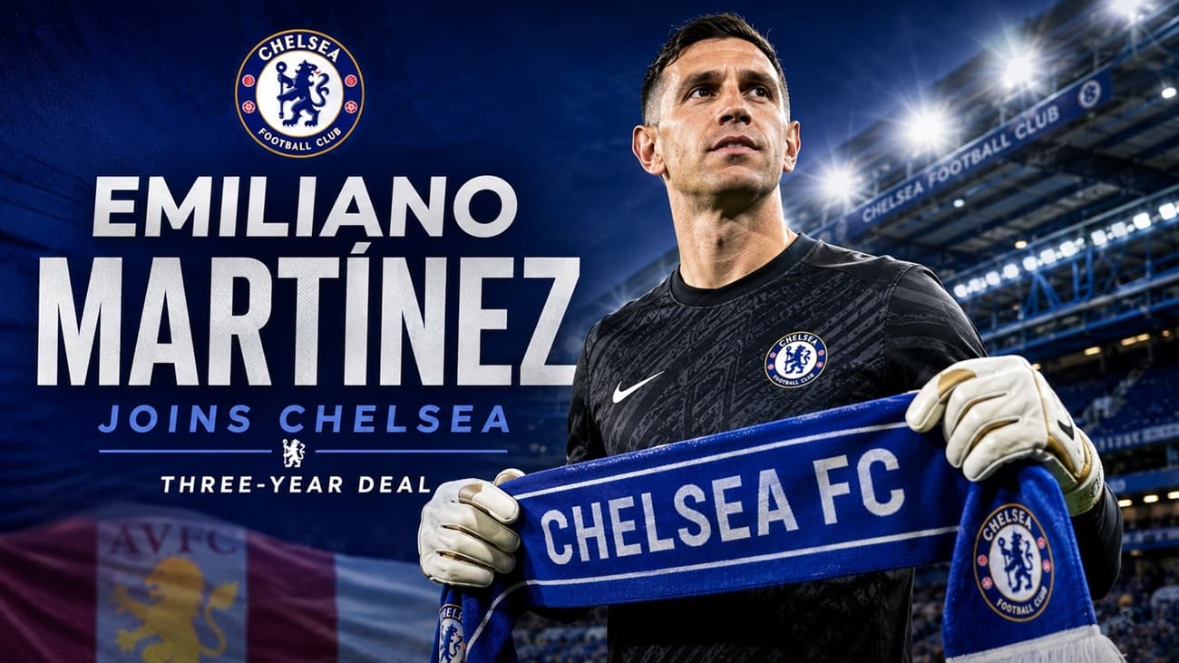 Chelsea Sign Emiliano Martinez From Aston Villa on Three-Year Deal