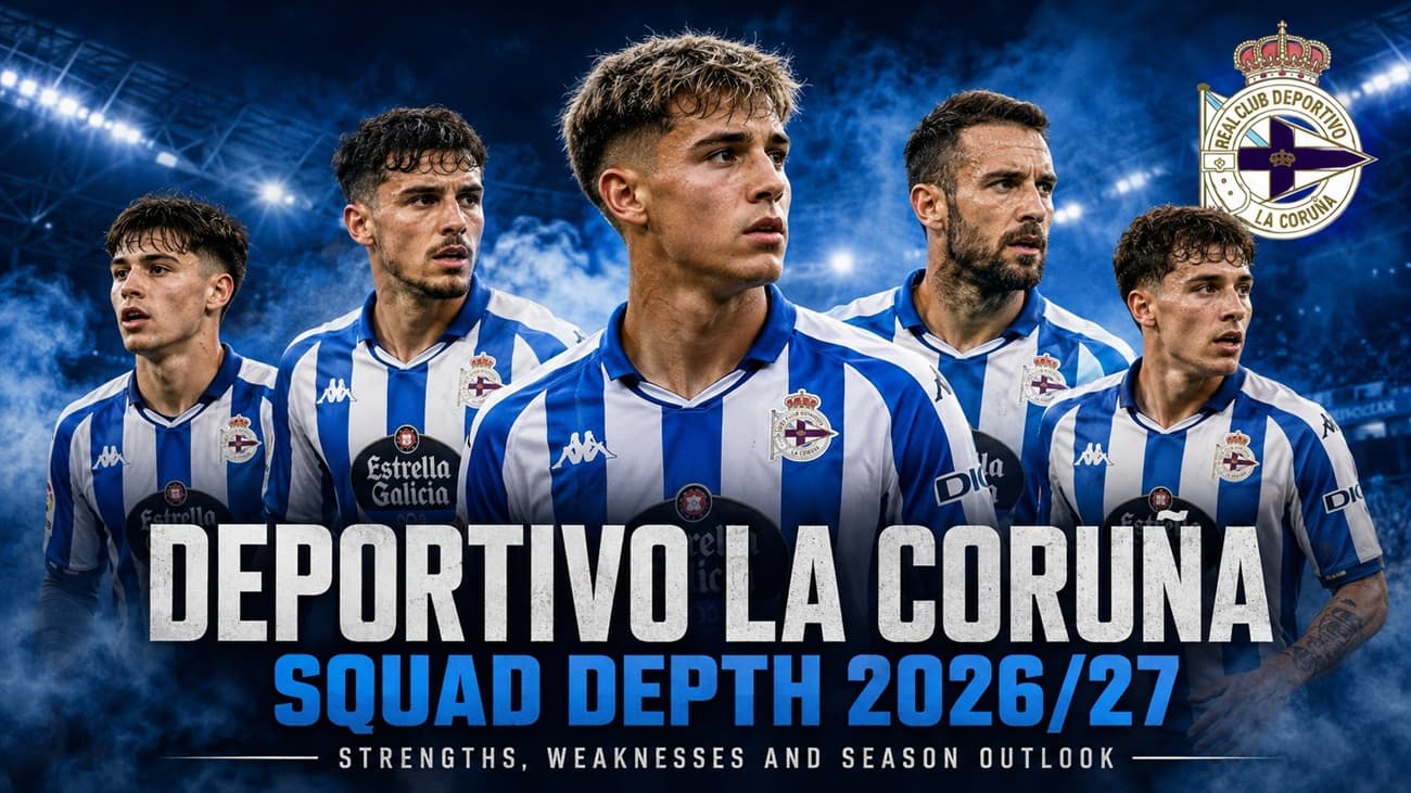 Deportivo La Coruña Squad Depth 2026-27: Strengths, Weaknesses and Season Outlook