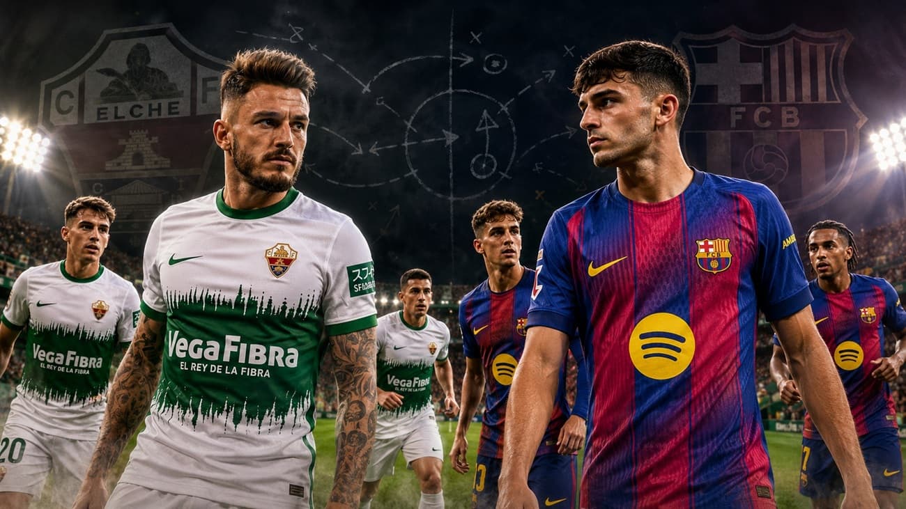 Elche vs Barcelona 2026-27 La Liga: H2H, Last 10 Meetings, Form and Team News
