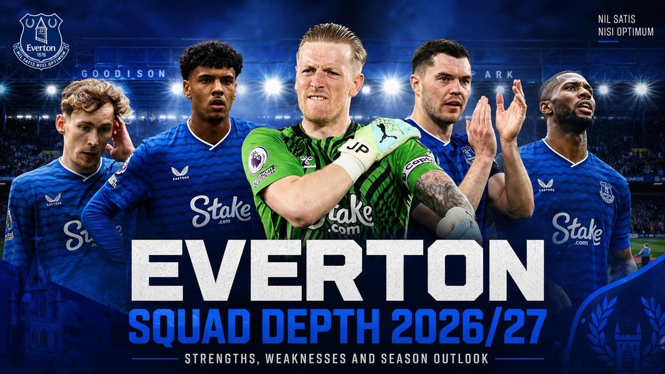 Everton Squad Depth 2026-27: Strengths, Weaknesses and Season Outlook