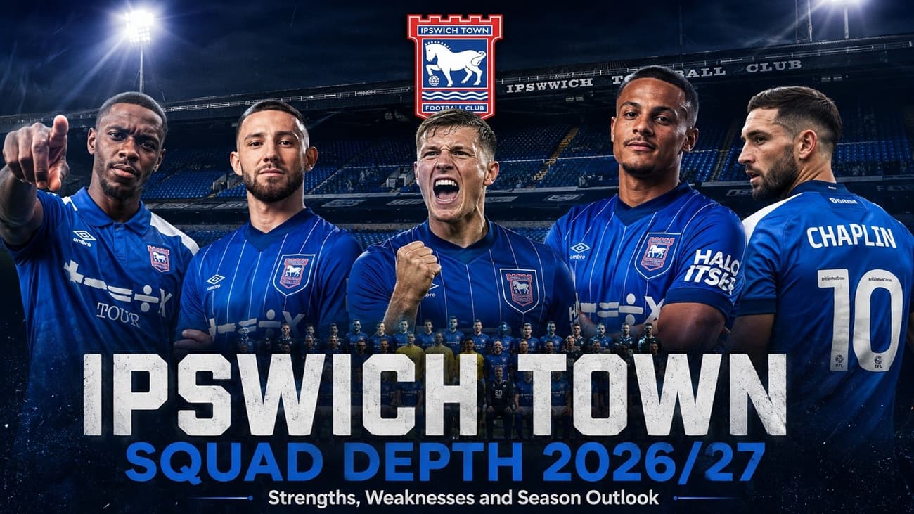Ipswich Town Squad Depth 2026-27: Strengths, Weaknesses and Season Outlook