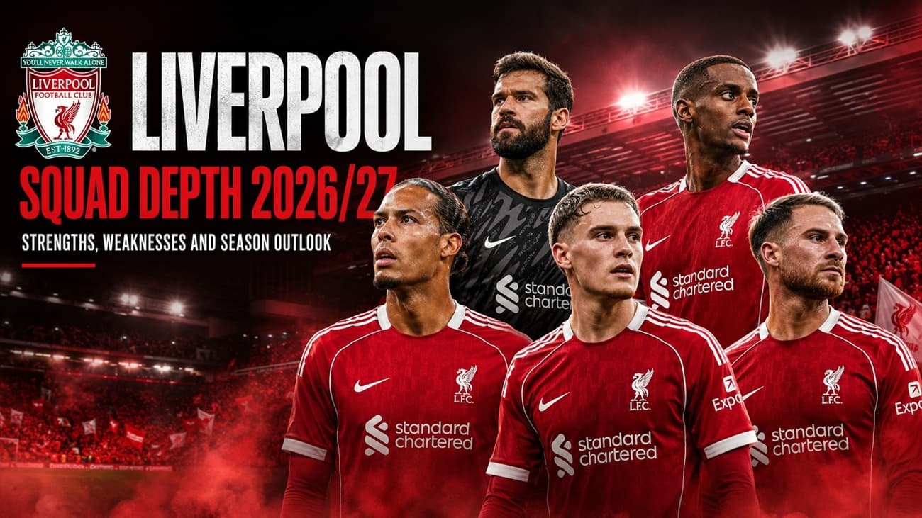 Liverpool Squad Depth 2026-27: Strengths, Weaknesses and Season Outlook
