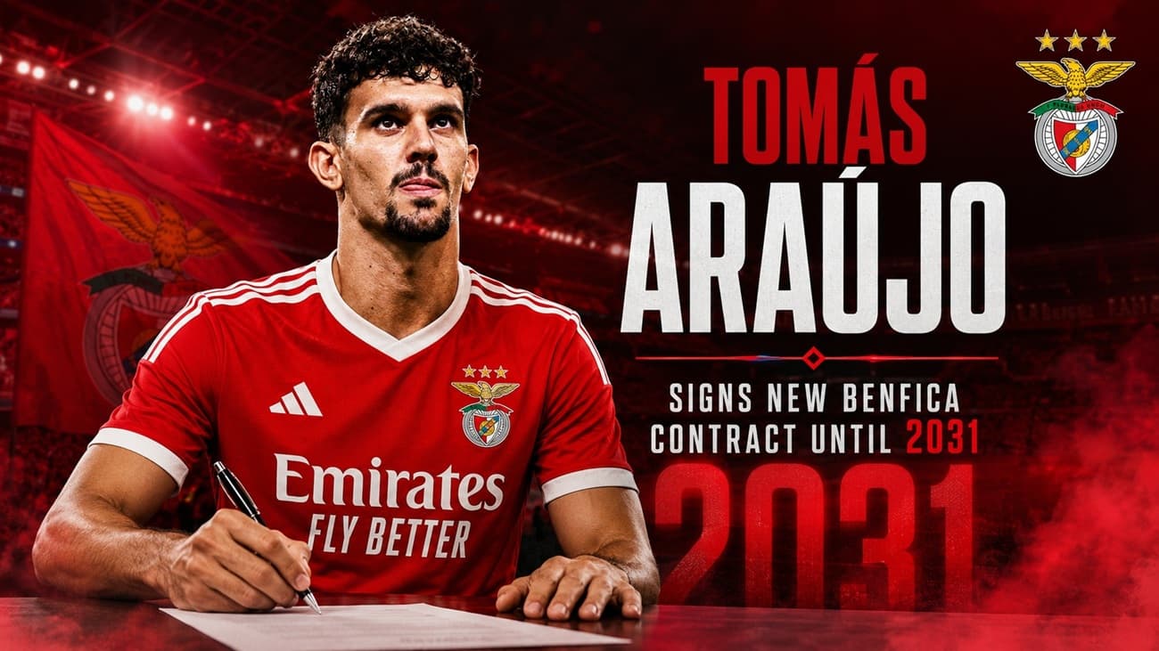 Tomás Araújo Signs New Benfica Contract Until 2031