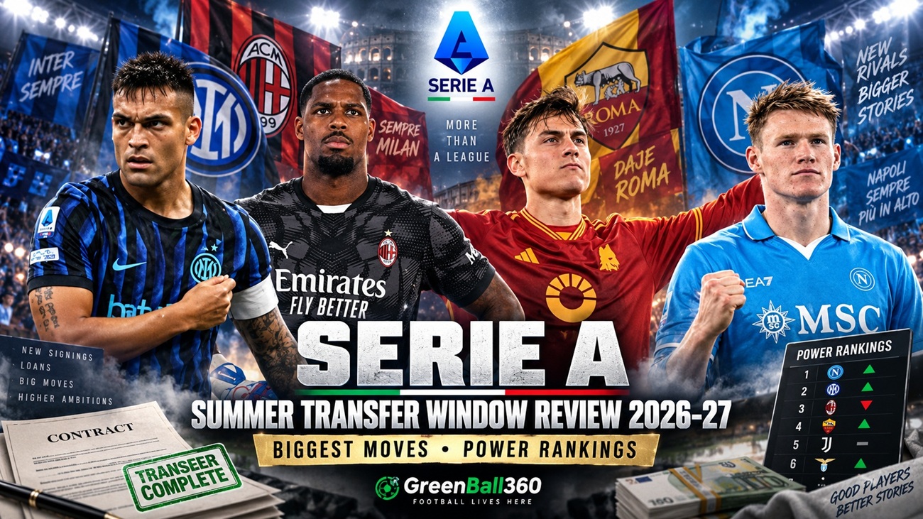 2026-27 Serie A Summer Transfer Window Review & Power Rankings