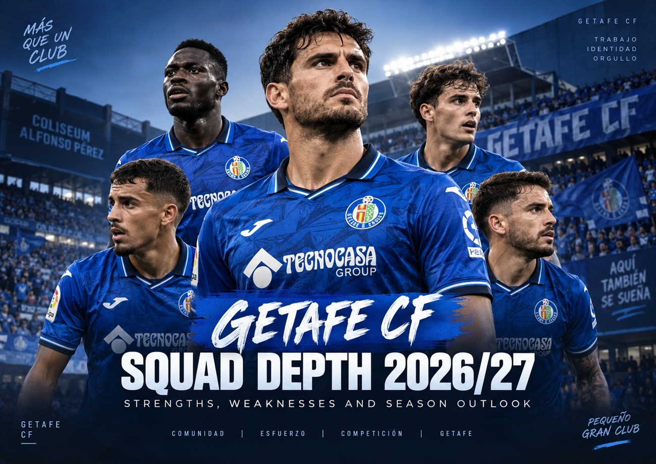 Getafe CF Squad Depth 2026-27: Strengths, Weaknesses and Season Outlook