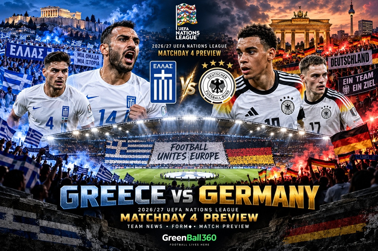 Greece vs Germany 2026-27 Nations League Matchday 4 Preview