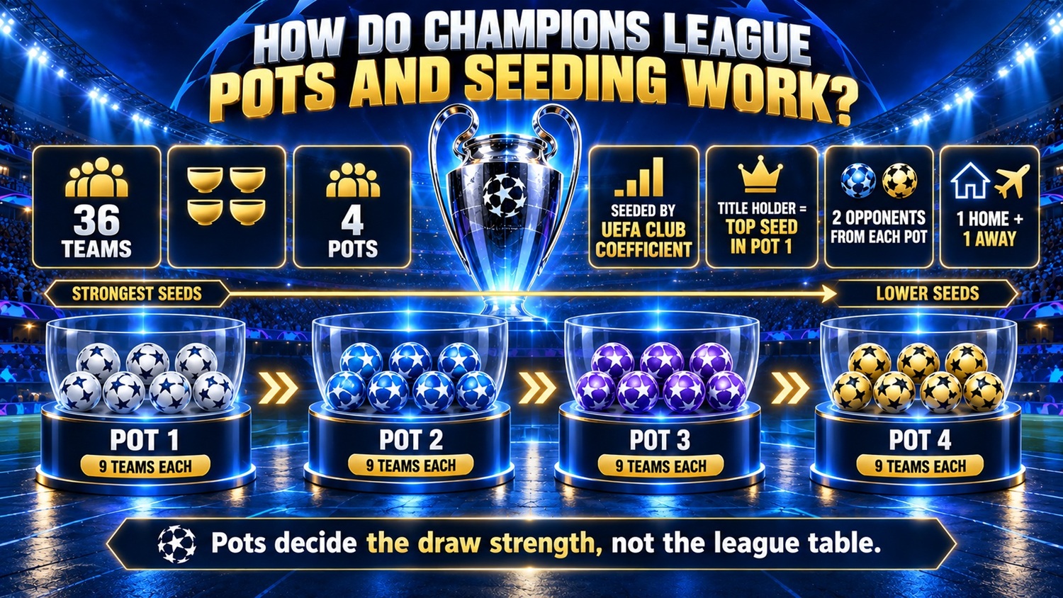 How Do Champions League Pots and Seeding Work?