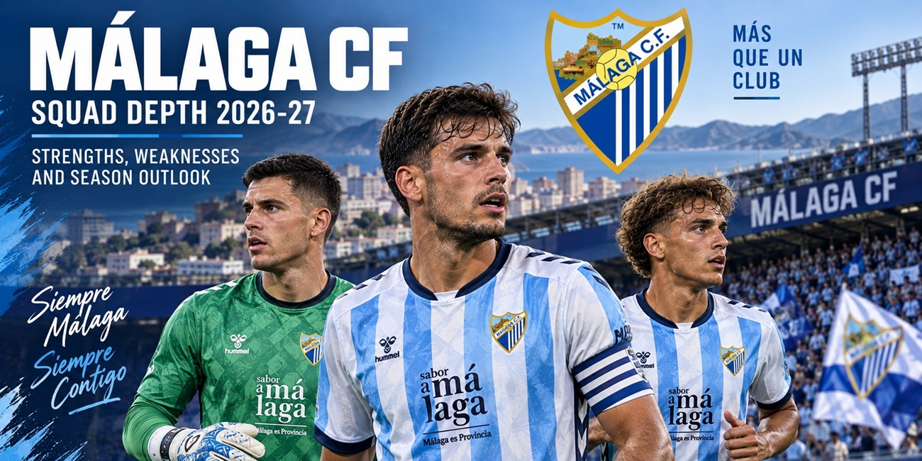 Málaga CF Squad Depth 2026-27: Strengths, Weaknesses and Season Outlook