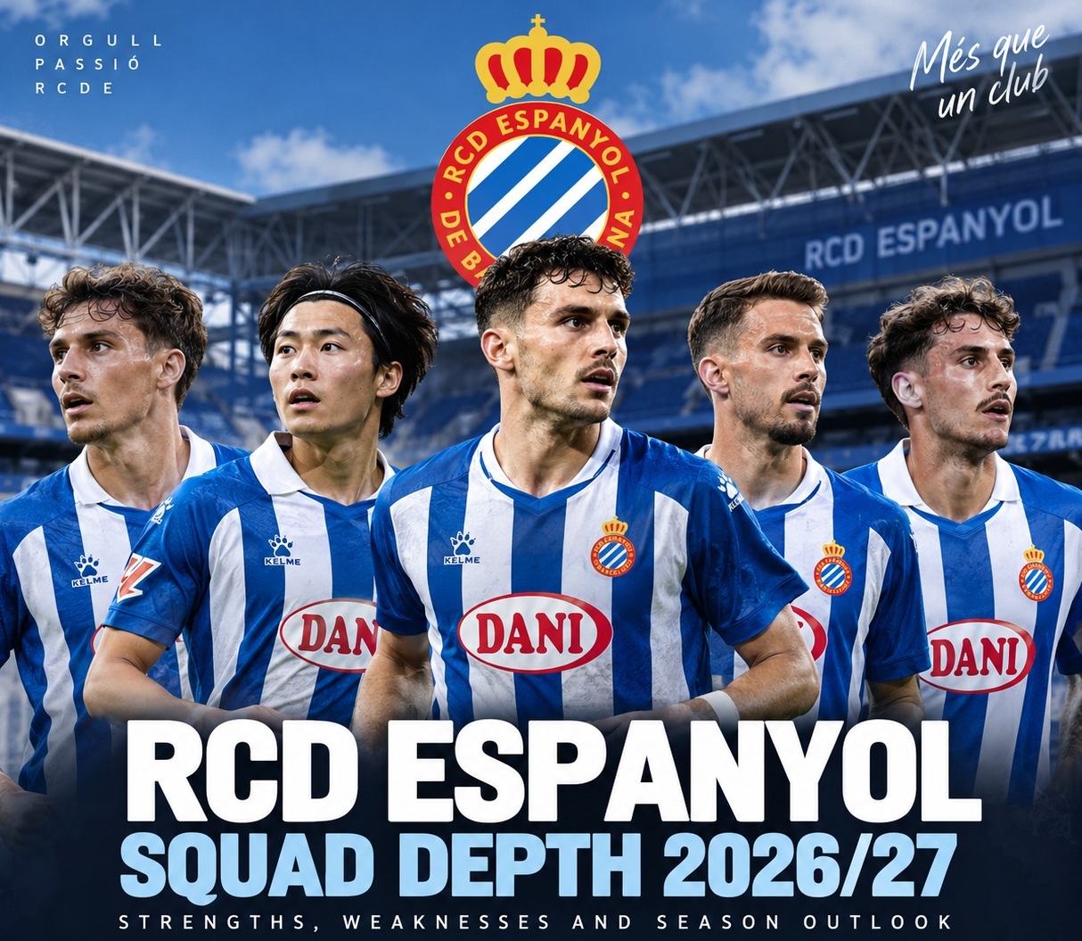 RCD Espanyol Squad Depth 2026-27: Strengths, Weaknesses and Season Outlook