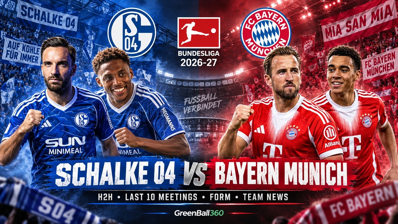 Schalke 04 vs Bayern Munich 2026-27 Bundesliga: H2H, Last 10 Meetings, Form and Team News
