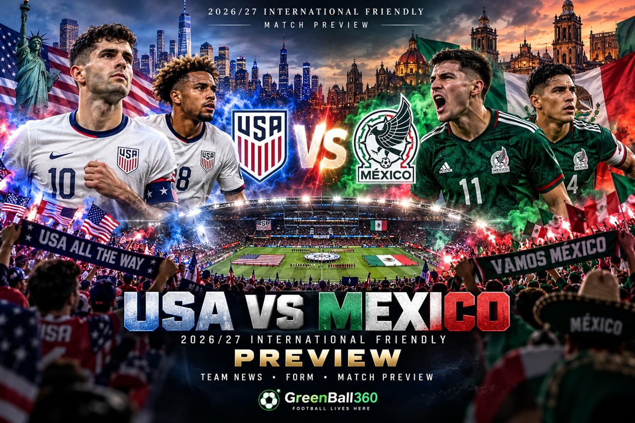 USA vs Mexico 2026-27 International Friendly Preview