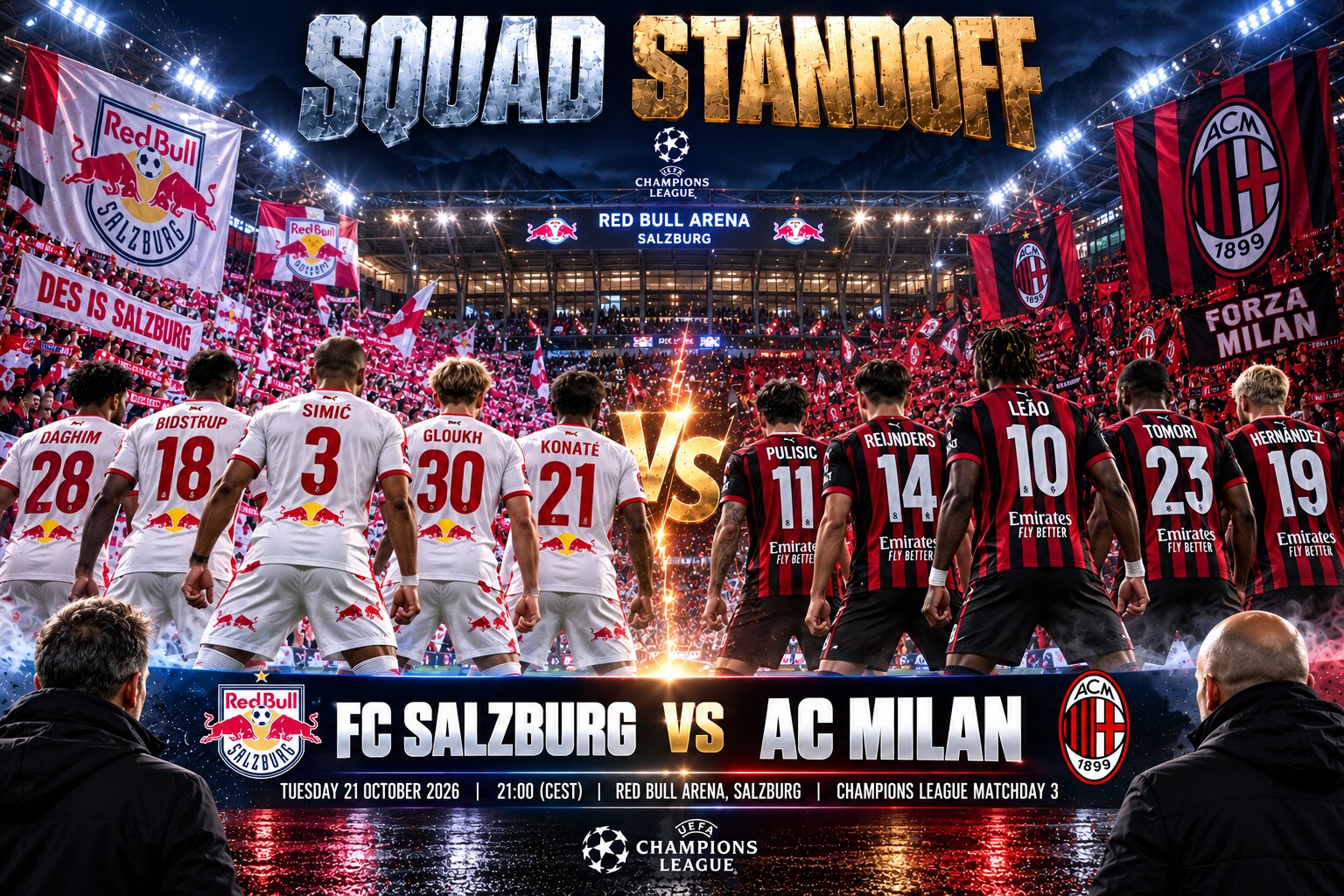 FC Salzburg vs AC Milan 2026-27 Europa League: Head-to-Head, Form and Team News