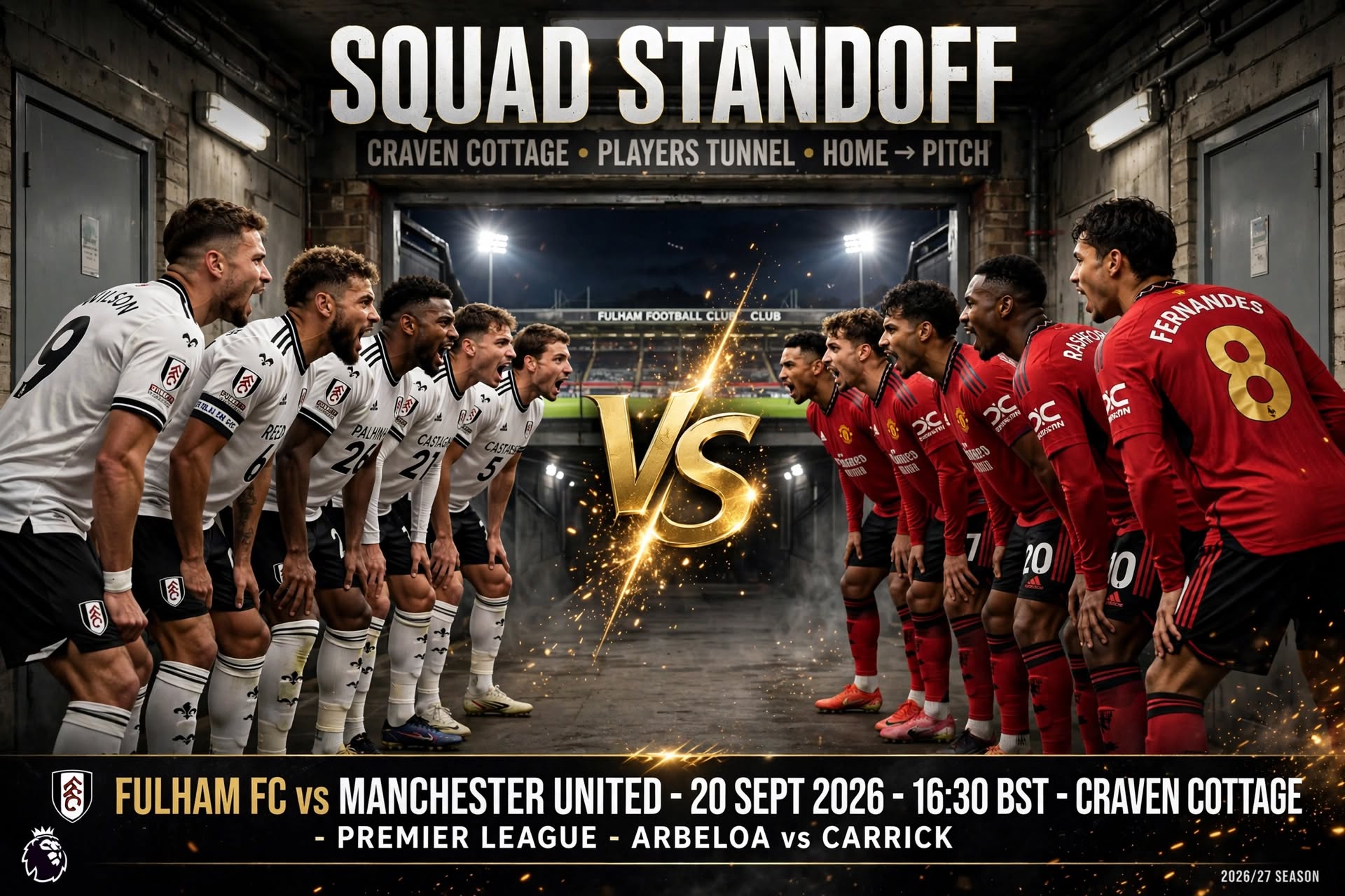 Fulham vs Manchester United 2026-27 Premier League: H2H, Last 10 Meetings, Form and Team News