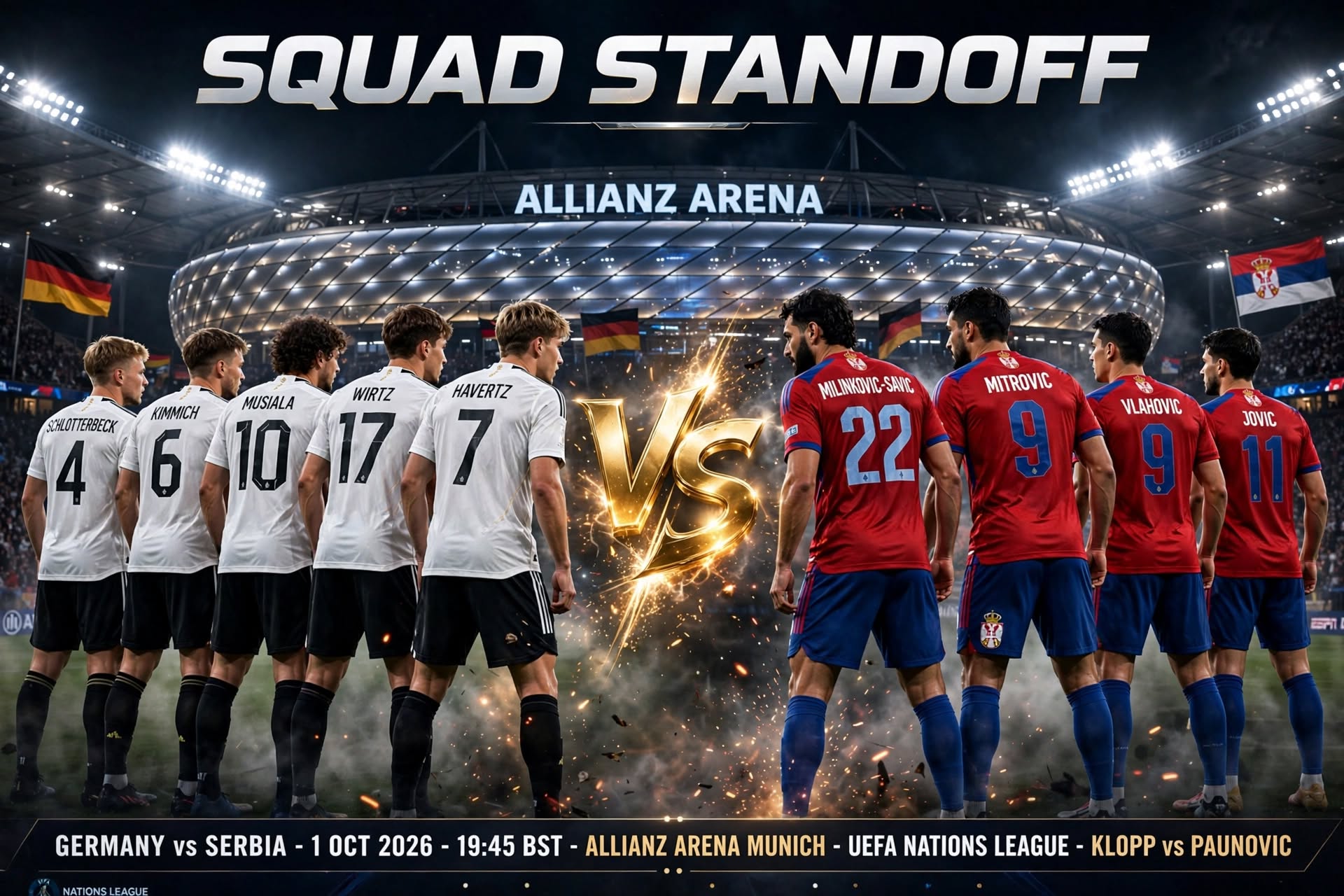 Germany vs Serbia 2026-27 Nations League Matchday 3 Preview