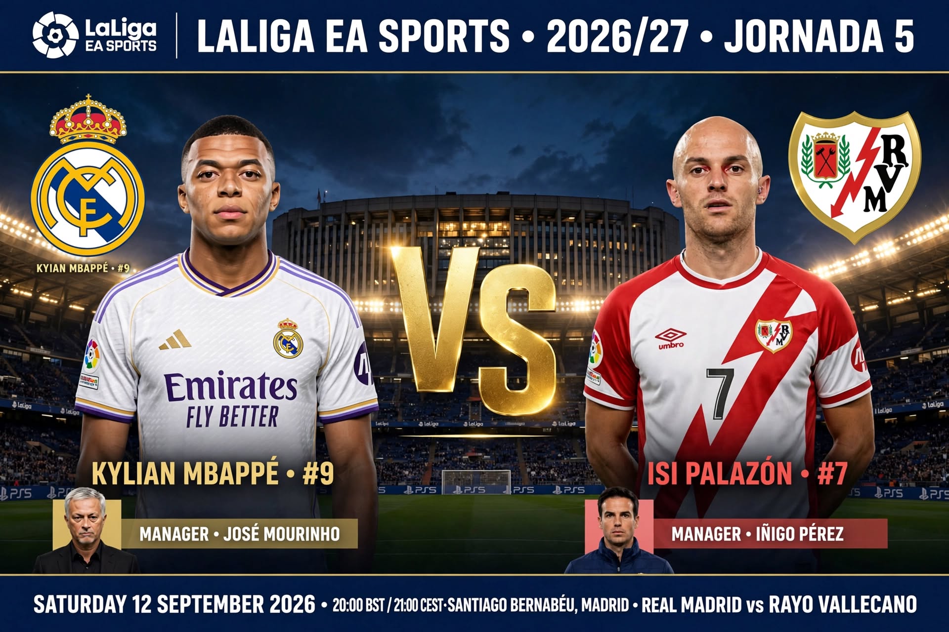 Real Madrid vs Rayo Vallecano 2026-27 La Liga: H2H, Last 10 Meetings, Form and Team News