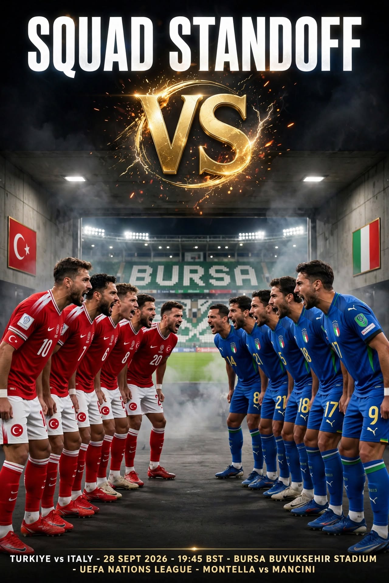 Türkiye vs Italy 2026-27 Nations League Matchday 2: H2H, Form and Team News